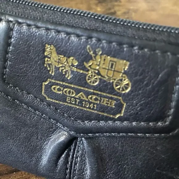 Coach vintage leather Coins mini wallet - Picture 3 of 6